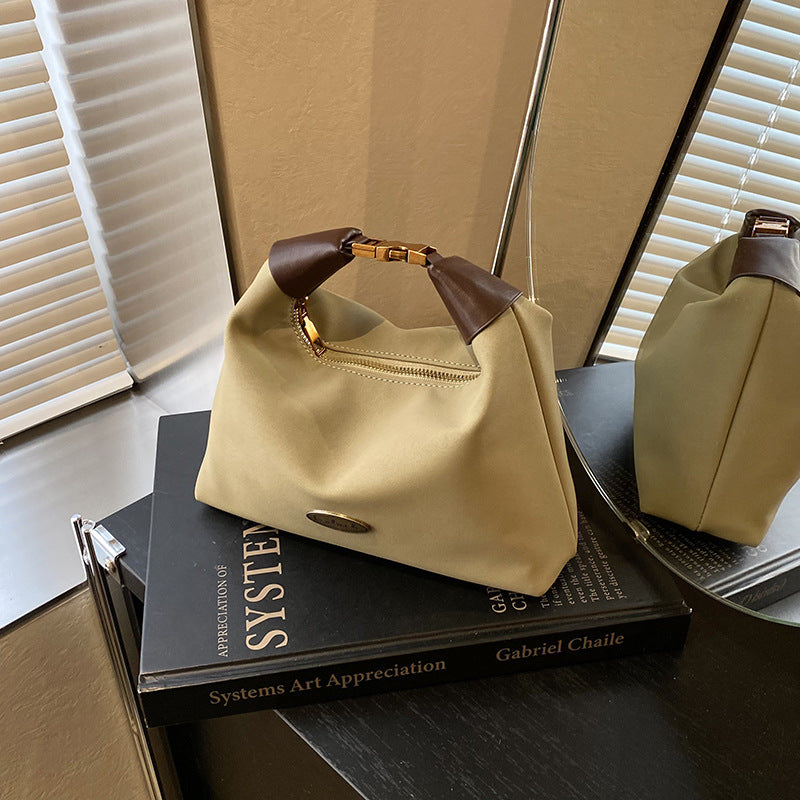 Retro fashion underarm bag women's 2025 winter new versatile tote bag texture handbag shoulder oblique span bag