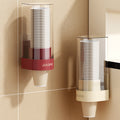 Disposable cup dispenser wall-mounted storage rack bar water dispenser water cup storage box paper cup holder cup holder