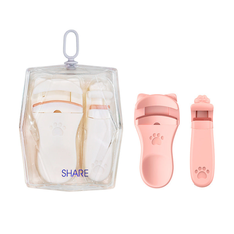 Snow belle's popular eyelash curler, cat claw shape eyelash curler, does not hurt eyelashes and can be curled with one clip