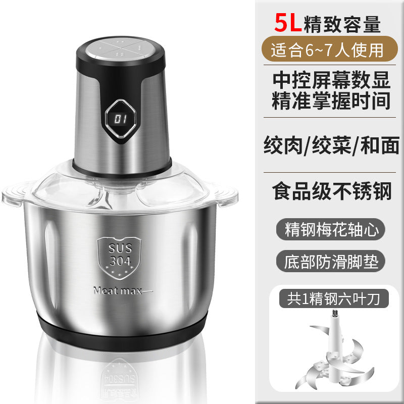For homelarge capacity meat grinder small multifunctional fully automatic electric food processor meat grinder vegetable and noodle food machine