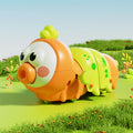 Caterpillar wind-up toy - fun & educational for babies & toddlers - moving & crawling animal toy - encourages tummy time & crawling development