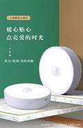Smart human body induction night light, magnetic lamp, rechargeable wall light, energy-saving emergency led light for stairwells and hallways