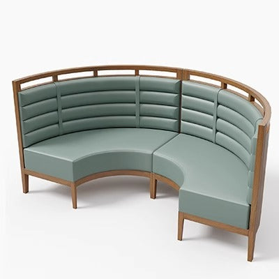 Customized coffee Chinese and Western restaurant booth sofa Japanese and Korean restaurant Thai hot pot restaurant solid wood table and chair combination