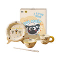 Shaun the sheep bowl and plate tableware suitfor home cartoon bowl high-looking ceramic bowl plate soup bowl small rice bowl