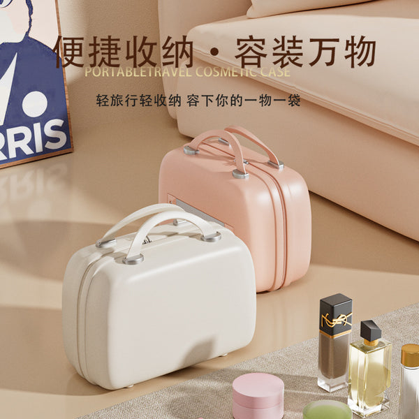 Cosmetic bag mini suitcase portable 14 inch small storage portable gifts high value luggage fashion