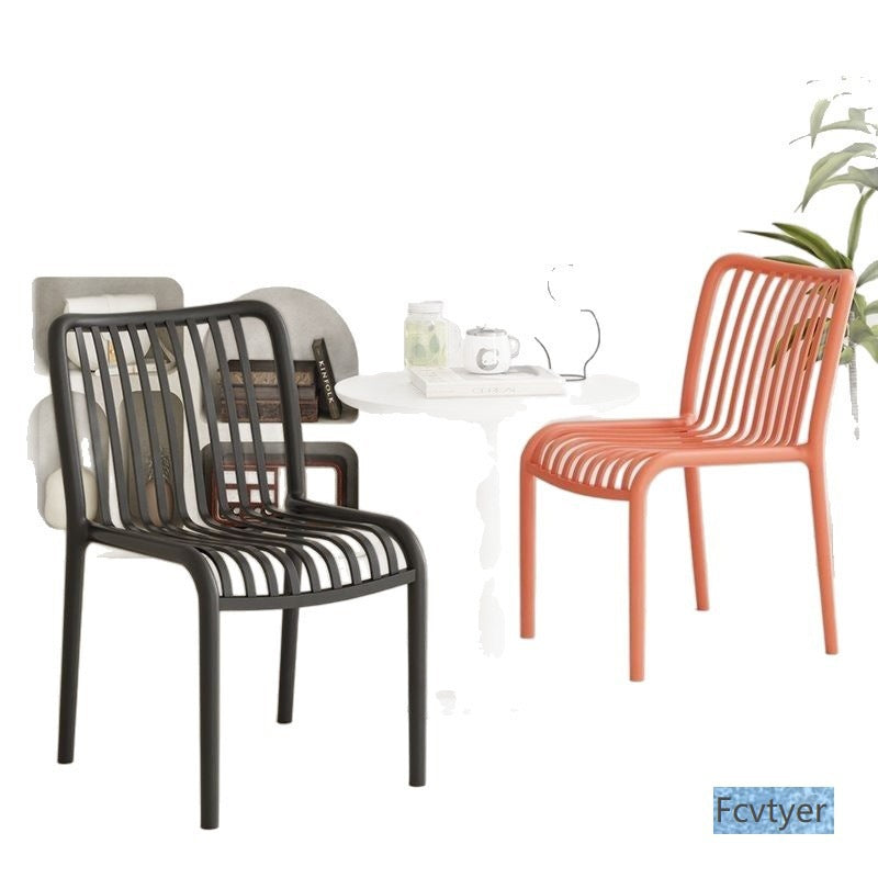 Langyujia outdoor chair casual scandinavian back plastic chair chair restaurant dining chair new arrival summer  plastic