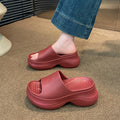 "eva platform sandals with hidden wedge heel - women's 2025 summer collection: comfortable, stylish, and perfect for beach & outdoor wear"