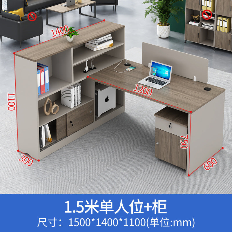 Screen desk partition clerk table office office building desk combination staff booth a802