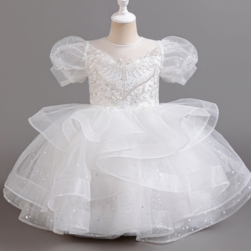 Yimingwei export cross-border kids dress short princess skirt tutu skirt children's kiddress dress