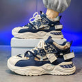 Men's shoes 2025 new spring collection: youth casual running sneakers, student platform shoes, non-slip dad shoes, trendy footwear for men