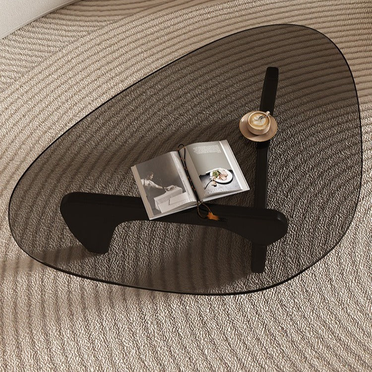 Glass coffee table creative popular coffee table living room for home small apartment modern casualaccessible luxurynormcore small table