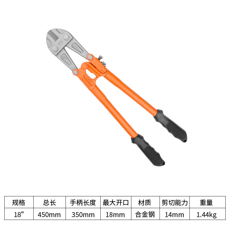 Cable cutter, lock wire, wire, large pliers, strong damage, eagle beak scissors, broken wire scissors, labor-saving steel bar scissors