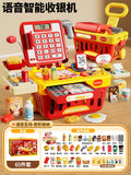 Red voice cash register [65-piece set] gift box