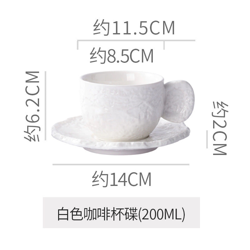 Rock texture minimalist ceramic western dinnerware black and white bowls plates dishes restaurant hotel high-end plating fruit salad bowl