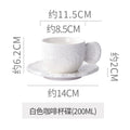 Coffee cup and saucer-white