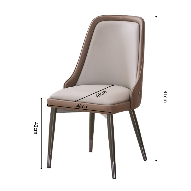 Modern minimalist backrest chair - perfect for restaurants, hotels, and home use. nordic-style mahjong chair, simple and stylish stool, dining chair, and leisure chair