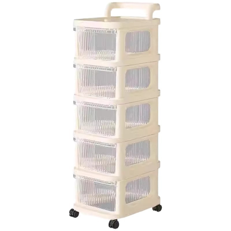 Household Shelf Cart Mobile Snack Cart Bedroom Storage Box Drawer Storage Box Mobile Shelf