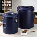 Stainless steel commercial insulation bucket large capacity special milk tea soy milk rice bucket for stall household storage sealed bucket