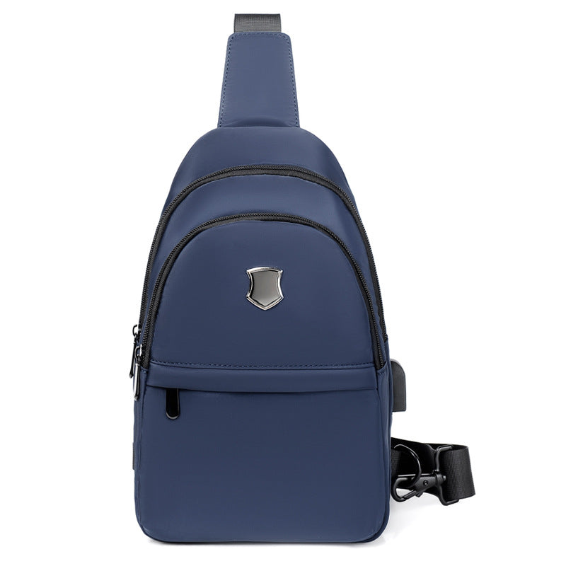 Processing custom breast bag trendy fashion chest bag men's and women's outdoor crossbody small backpack shoulder bag wholesale