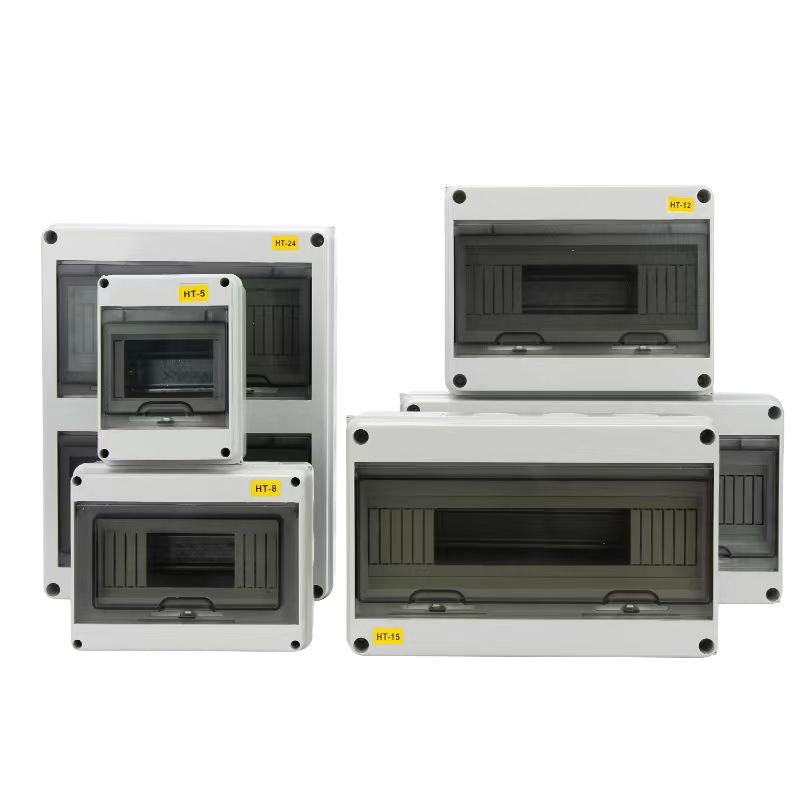 HT series waterproof and dustproof distribution box, new energy charging pile, open and concealed C45 empty open box