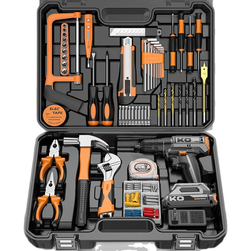 Cordless drill impact drill home use lithium battery brushless drill drilling tool rechargeable pistol drill electric screwdriver
