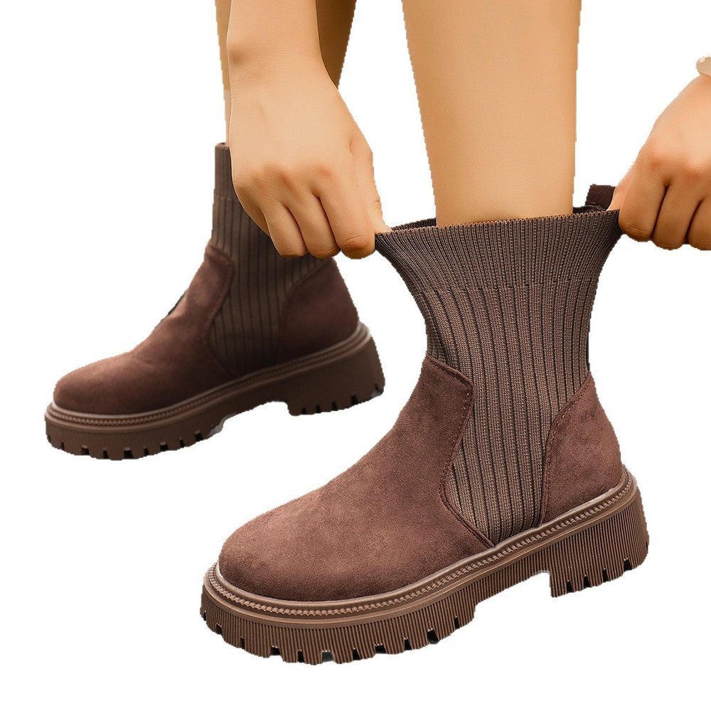 autumn new arrival: plus-size women's casual comfortable european and american style fashionable outerwear boots - wholesale
