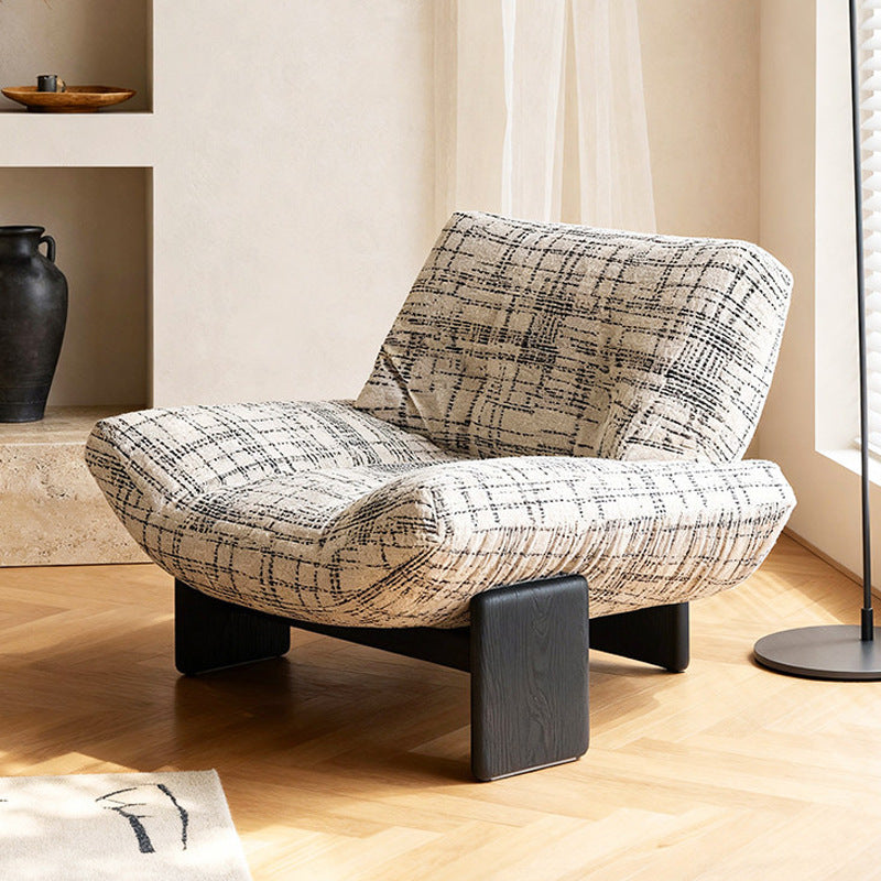 Single sofa chair for home living room balcony casual chair lazy sofa can sleep and lie down modern casual single sofa