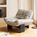 Single sofa chair for home living room balcony casual chair lazy sofa can sleep and lie down modern casual single sofa