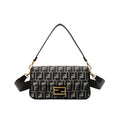 F's classic presbyopia bag baguette bag women's shoulder crossbody retro bag large capacity women's bag underarm bag