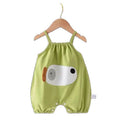 Newborn & infant summer sleeveless romper - cute & stylish baby jumpsuit for lounging & outings