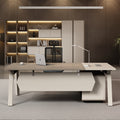 Single boss desk office desk casual modern supervisor desk manager office casual modern desk and chair combination