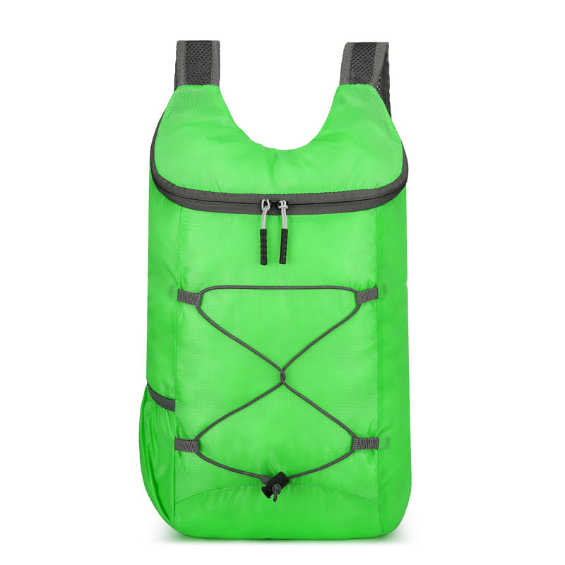 Cross-border fashion leisure travel backpack large capacity sports mountaineering outdoor skin bag portable foldable backpack