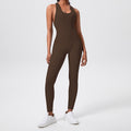New arrival beautiful back sports yoga jumpsuit tight waist fitness wear guangzhou jinke sports goods co., ltd