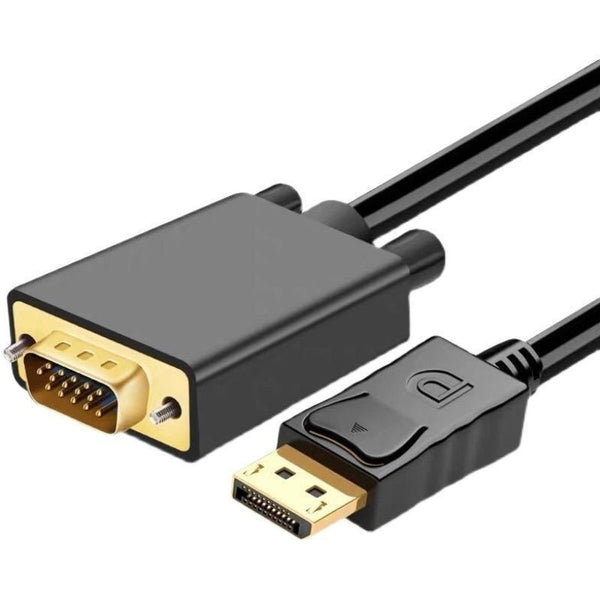 DP to VGA converter displayport to VJA interface monitor projector connector large DP to VGA cable
