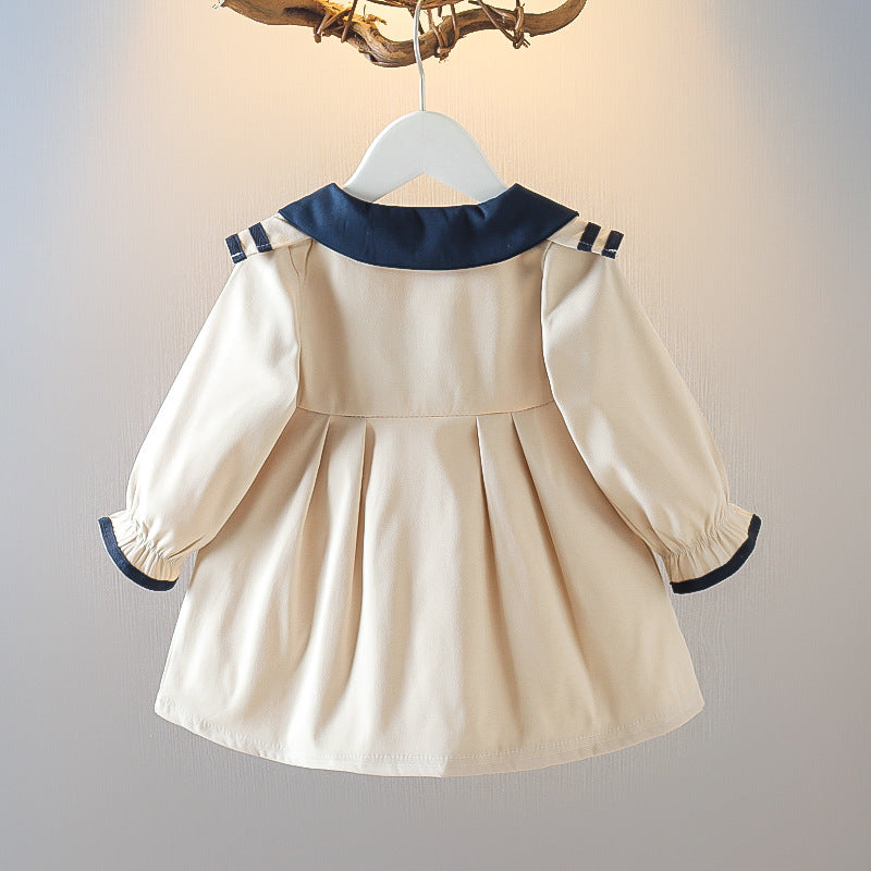 Girls' spring dress  new spring/autumn style baby chic princess dress little girl preppy style dress dropshipping available