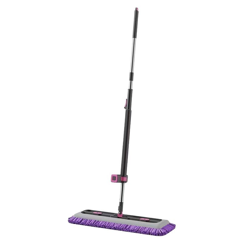 Chenille hands-free mop with bucket for home lazy one-wipe dry and wet mop handy gadgetrotate mop bucket