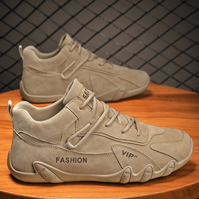 New spring/autumn men's work safety shoes - anti-slip construction boots, outdoor casual sneakers, trendy athletic shoes