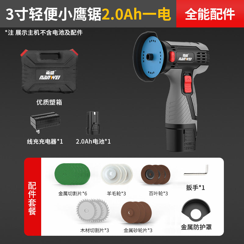Wholesale custom mini angle grinder for home use 3inch - multi-function small cordless cutting machine, grinder, and polisher