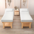 Latex solid wood beauty bed, beauty salon massage bed, physiotherapy bed, ear picking, tattoo, eyelash moxibustion massage bed