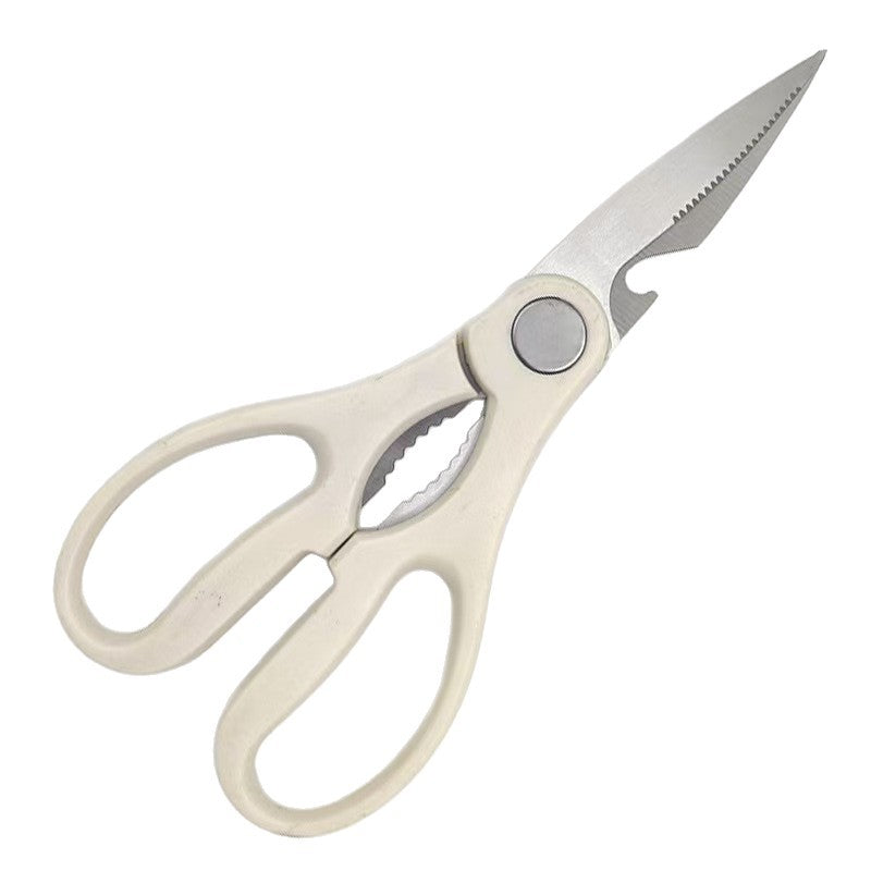 Multifunctional and powerful kitchen scissors for cutting bones, household sharp food scissors, stainless steel food, fish killing, and walnut clamping