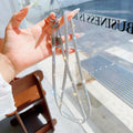 New 7mm full diamond long crossbody phone lanyard - hot selling sparkling rhinestone, premium single shoulder chain