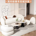 Accessible luxury leather sofa designer double sofa chair office hotel reception small sofa popularfor home leather sofa
