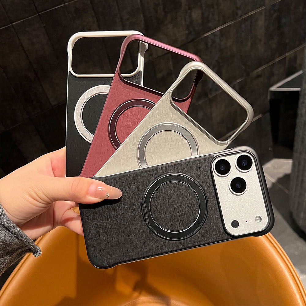 Suitable for iphone 17 pro max apple phone case, huawei mate 70 frameless invisible stand case, xiaomi 17 protective case