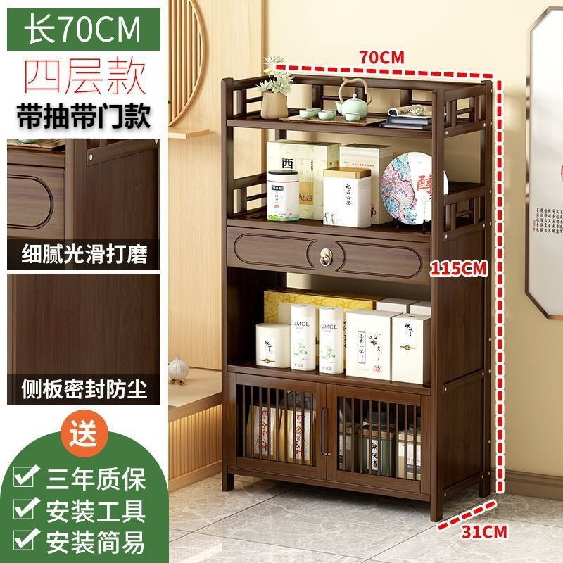 New tea cabinet bogu rack office tea cabinet storage rack for home tea cabinet tea table cabinet storage cabinet