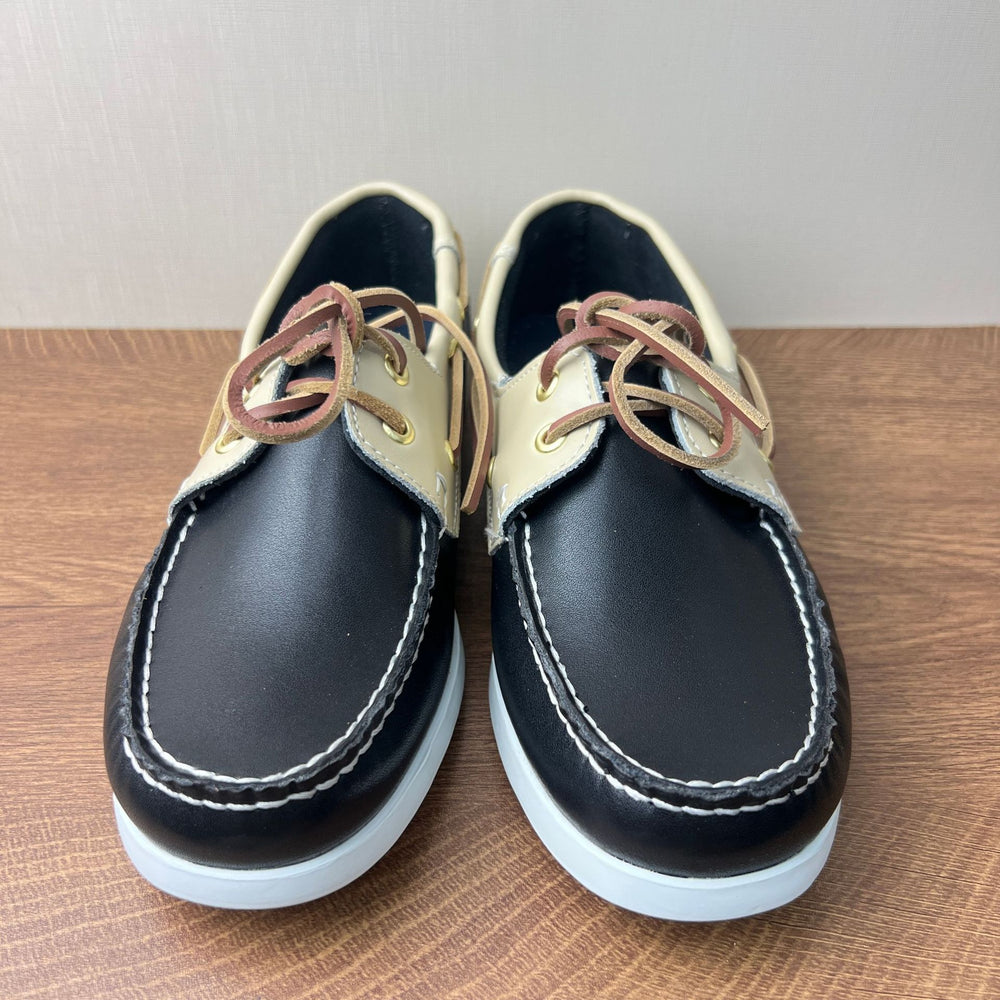 Men's leather dress shoes - genuine leather, stylish, versatile, low-cut, classic, plus size, casual, hand-stitched boat shoes - real shot photos