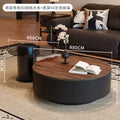 New solid wood coffee table - modern minimalist, light luxury, high-end design for living rooms and small spaces