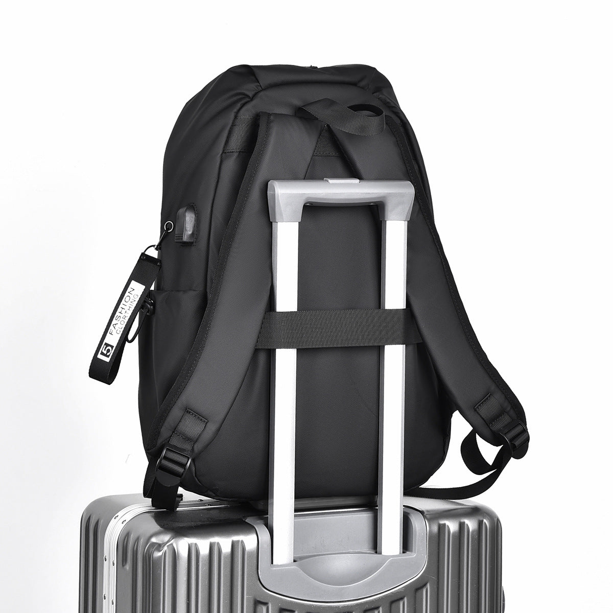 Cross-border new large-capacity lightweight travel backpack casual versatile student schoolbag fashionable simple trend backpack