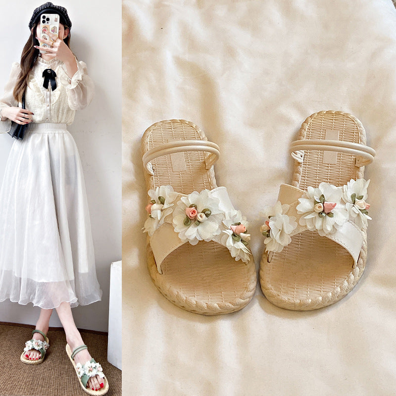 New versatile women's sandals & slippers - perfect for summer, stylish for outdoor wear, fairycore style, dress-matching, beach & seaside sandals