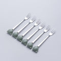 Avocado silver fork (one)