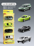 1:64 alloy pull-back new energy vehicle
